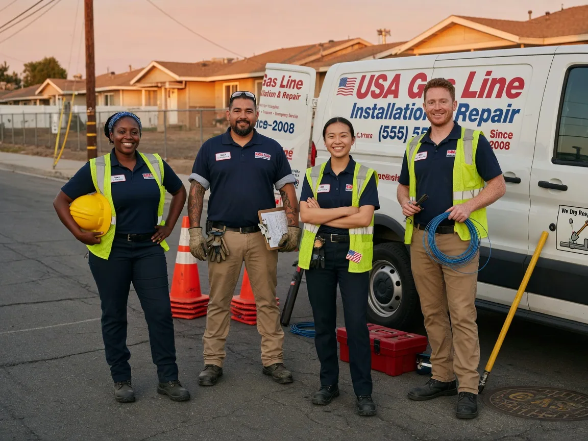 Gas Line Installation company in Usk, WA